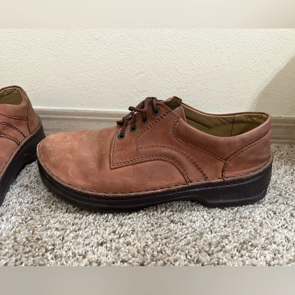 Footprints by Birkenstock Memphis Size 44 11 Brown Men's Lace Up Oxford Sneakers
